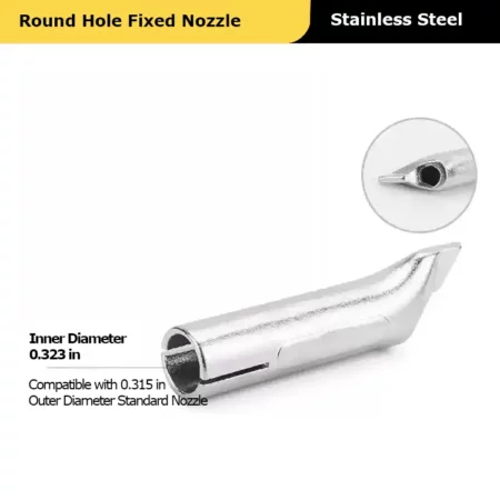 Round Hole Fixed Nozzle for Vinyl Heat Gun
