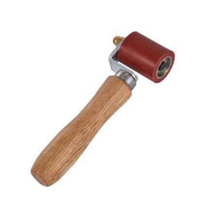 1.57-inch Red Silicone Pressure Seam Roller for Heat Sealing and Bonding